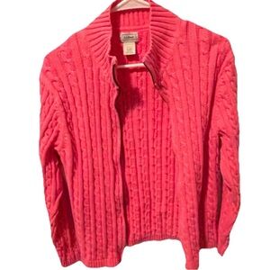 L.L. Bean Women's Vibrant Pink Sweater